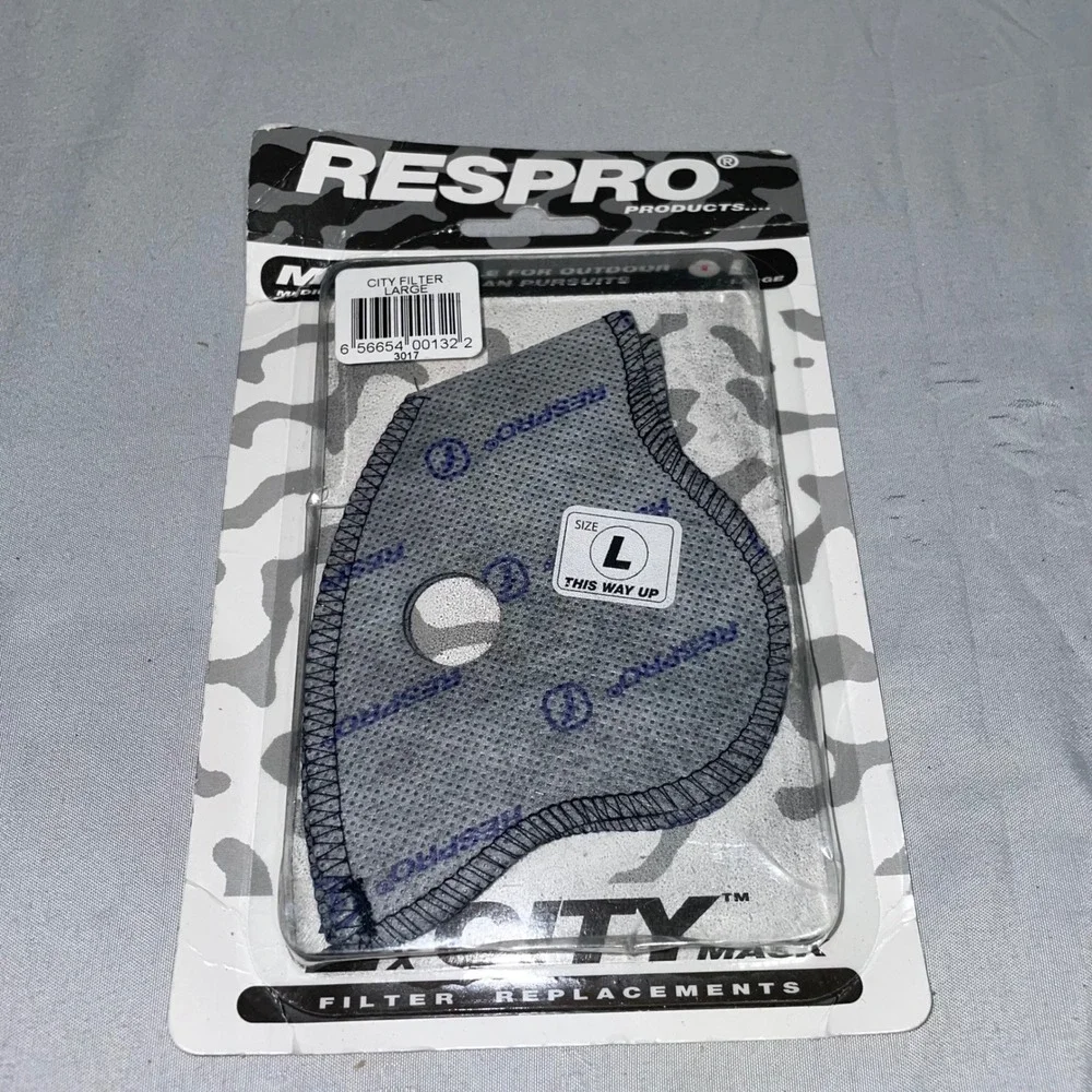 Respro City Filter Replacement Large Activated Carbon Cloth Mask Filter New